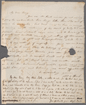 Autograph letter signed, [7 September 1821]