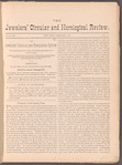 The jewelers' circular and horological review