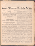 The jewelers' circular and horological review