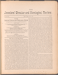 The jewelers' circular and horological review