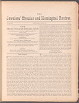 The jewelers' circular and horological review
