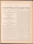 The jewelers' circular and horological review