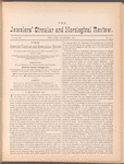 The jewelers' circular and horological review