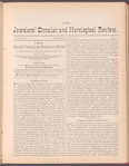 The jewelers' circular and horological review