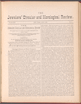 The jewelers' circular and horological review
