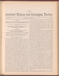 The jewelers' circular and horological review