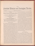 The jewelers' circular and horological review