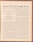 The jewelers' circular and horological review