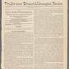 The jewelers' circular and horological review