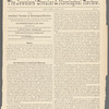 The jewelers' circular and horological review