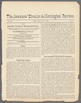 The jewelers' circular and horological review