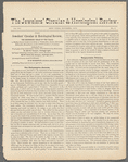 The jewelers' circular and horological review