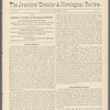 The jewelers' circular and horological review