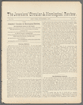 The jewelers' circular and horological review