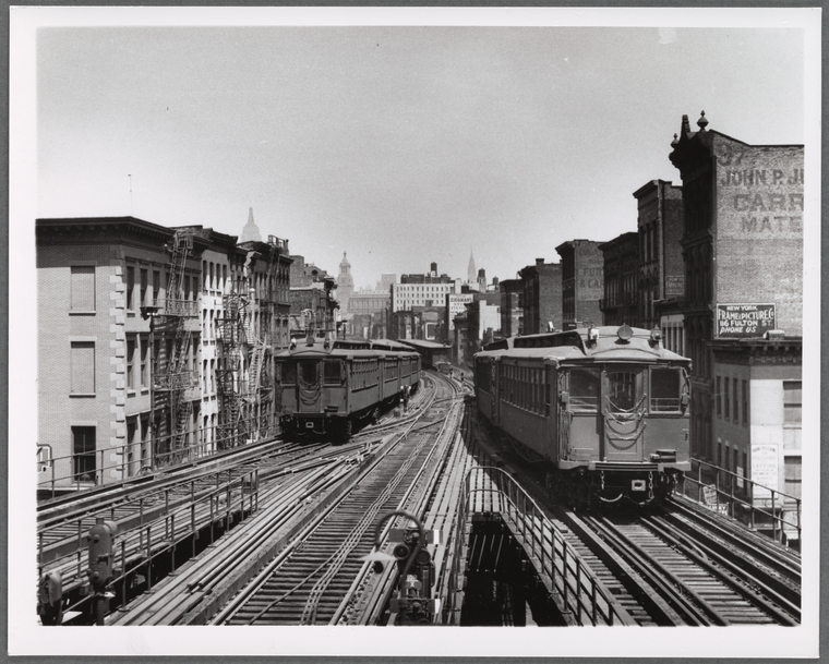 Third Avenue El in Manhattan - NYPL Digital Collections