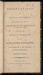 Observations on certain documents contained in no. V & VI of "The history of the United States for the year 1796,"