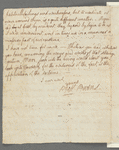 Letter from Robert Burns to his brother, William.