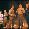 Helen Raymond, Robert Preston [left] and unidentified others in the stage production The Music Man