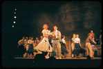 Dusty Worrall, Danny Carroll [center] and unidentified others in the stage production The Music Man