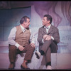 Iggie Wolfington and Robert Preston in the stage production The Music Man
