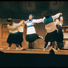 Helen Raymond [center] and unidentified others in the stage production The Music Man