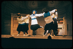 Helen Raymond [center] and unidentified others in the stage production The Music Man