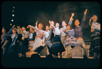 Dusty Worrall, Danny Carroll [center] and unidentified others in the stage production The Music Man