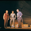 Danny Carroll and David Burns [center right] in the stage production The Music Man