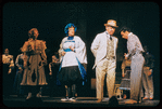 Dusty Worrall, Helen Raymond, David Burns and Danny Carroll in the stage production The Music Man