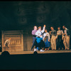 Iggie Wolfington [center] and unidentified others in the stage production The Music Man