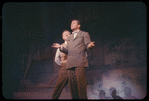 Iggie Wolfington and Robert Preston in the stage production The Music Man