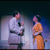 Robert Preston and Barbara Cook in the stage production The Music Man
