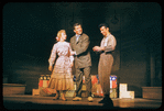 Dusty Worrall, Robert Preston and Danny Carroll in the stage production The Music Man