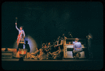 Helen Raymond [left] and unidentified others in the stage production The Music Man