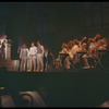 Barbara Cook, David Burns [left], Robert Preston [center] and unidentified others in the stage production The Music Man