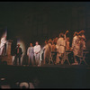 Barbara Cook, David Burns [left], Robert Preston [center] and unidentified others in the stage production The Music Man