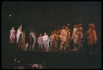 Barbara Cook, David Burns [left], Robert Preston [center] and unidentified others in the stage production The Music Man