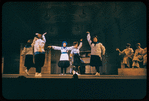 Helen Raymond [center] and unidentified others in the stage production The Music Man