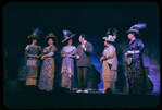 Robert Preston [center] Helen Raymond [right] and unidentified others in the stage production The Music Man