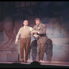 Iggie Wolfington and Robert Preston in the stage production The Music Man