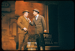 Iggie Wolfington and Robert Preston in the stage production The Music Man