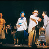 Dusty Worrall, Helen Raymond, David Burns and Danny Carroll in the stage production The Music Man