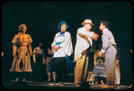 Dusty Worrall, Helen Raymond, David Burns and Danny Carroll in the stage production The Music Man