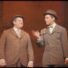 Iggie Wolfington and Robert Preston in the stage production The Music Man