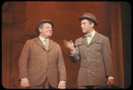 Iggie Wolfington and Robert Preston in the stage production The Music Man