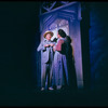Robert Preston and unidentified in the stage production The Music Man