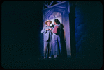 Robert Preston and unidentified in the stage production The Music Man