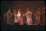 Barbara Cook, Eddie Hodges [center] and unidentified others in the stage production The Music Man