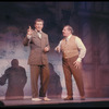 Robert Preston and Iggie Wolfington in the stage production The Music Man