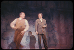 Iggie Wolfington and Robert Preston in the stage production The Music Man